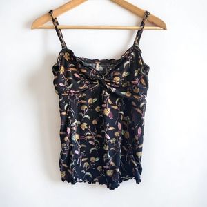 Free People floral tanktop, size M